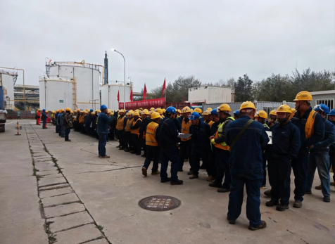 最大晨會(huì)！弘旭公司和寧大修項(xiàng)目部組織安全晨會(huì)